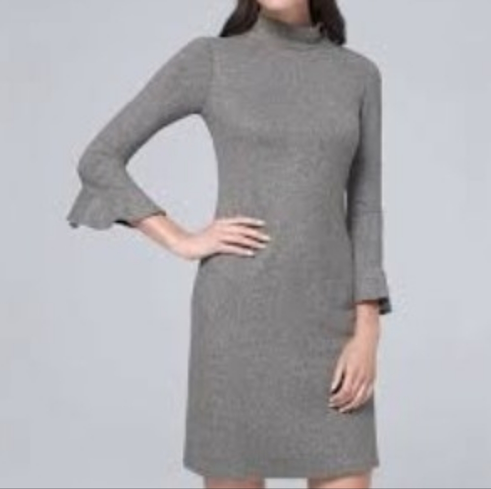 NWT White House Black Market Heather Cozy Shift Dress